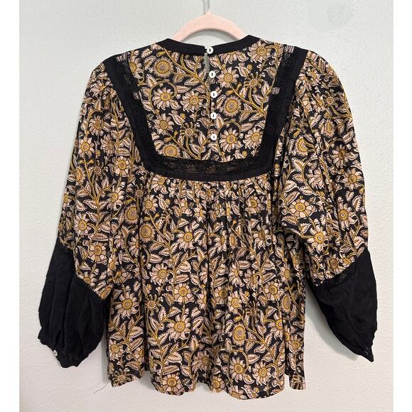 Anthropologie Cleobella Rafia Lace Blouse - Picture 4 of 4